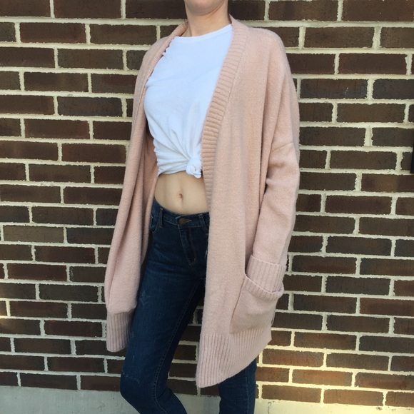 shrinking violet cardigan